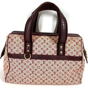 LOUIS VUITTON M92311 Josephine GM Hand Bag Monogram Mini Canvas Slys Red